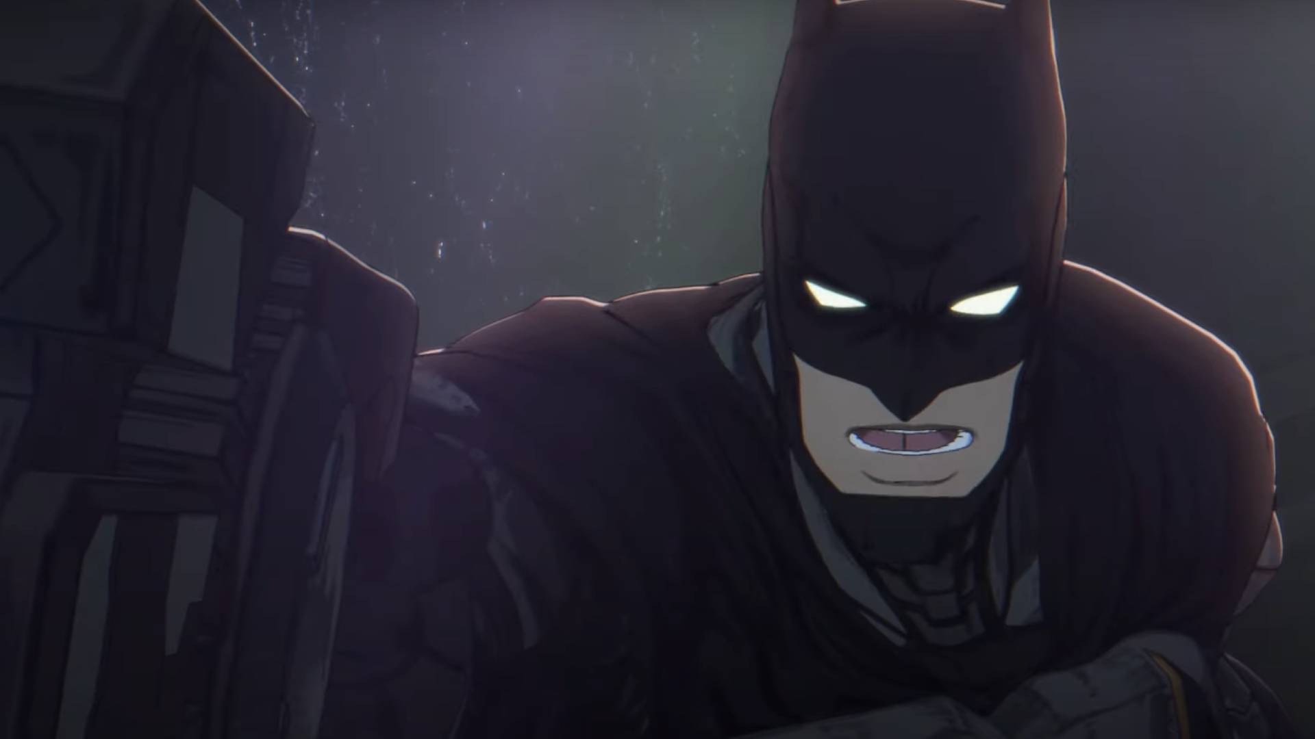 New trailer for Batman anime movie is a wild ride with the Yakuza raining from the sky, Japan appearing over Gotham, and the Justice League