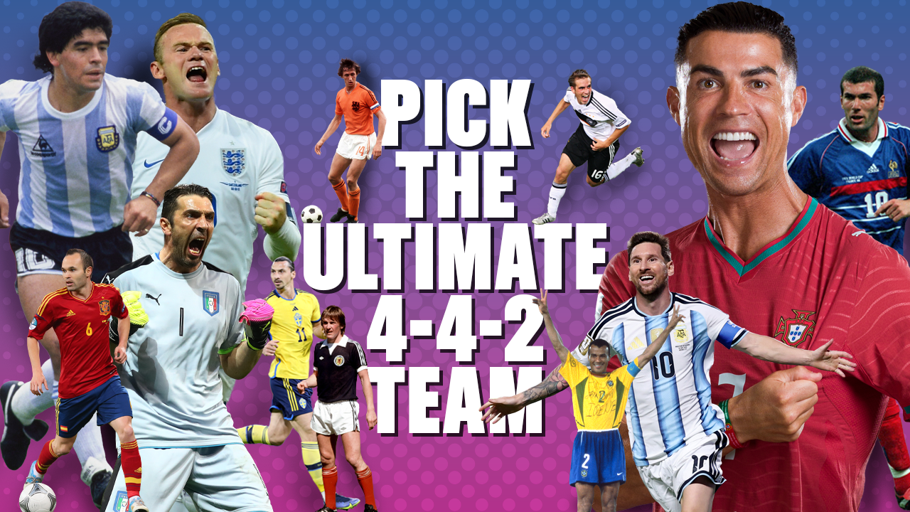 Collage of all-time greatest footballers