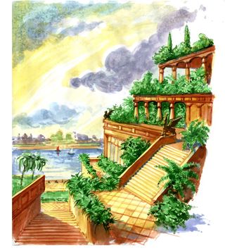 Hanging Gardens of Babylon.