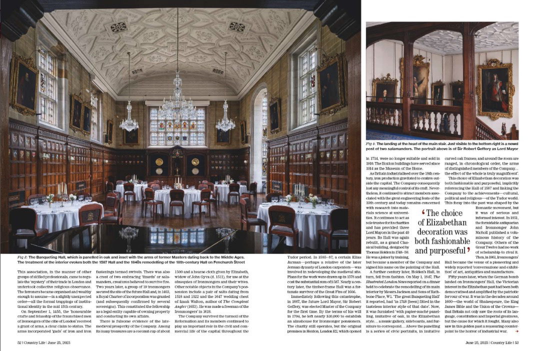 Country Life magazine spread