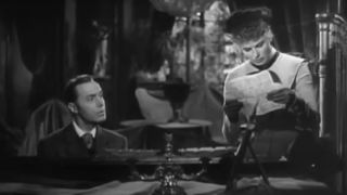 Charles Boyer and Ingrid Bergman in Gaslight