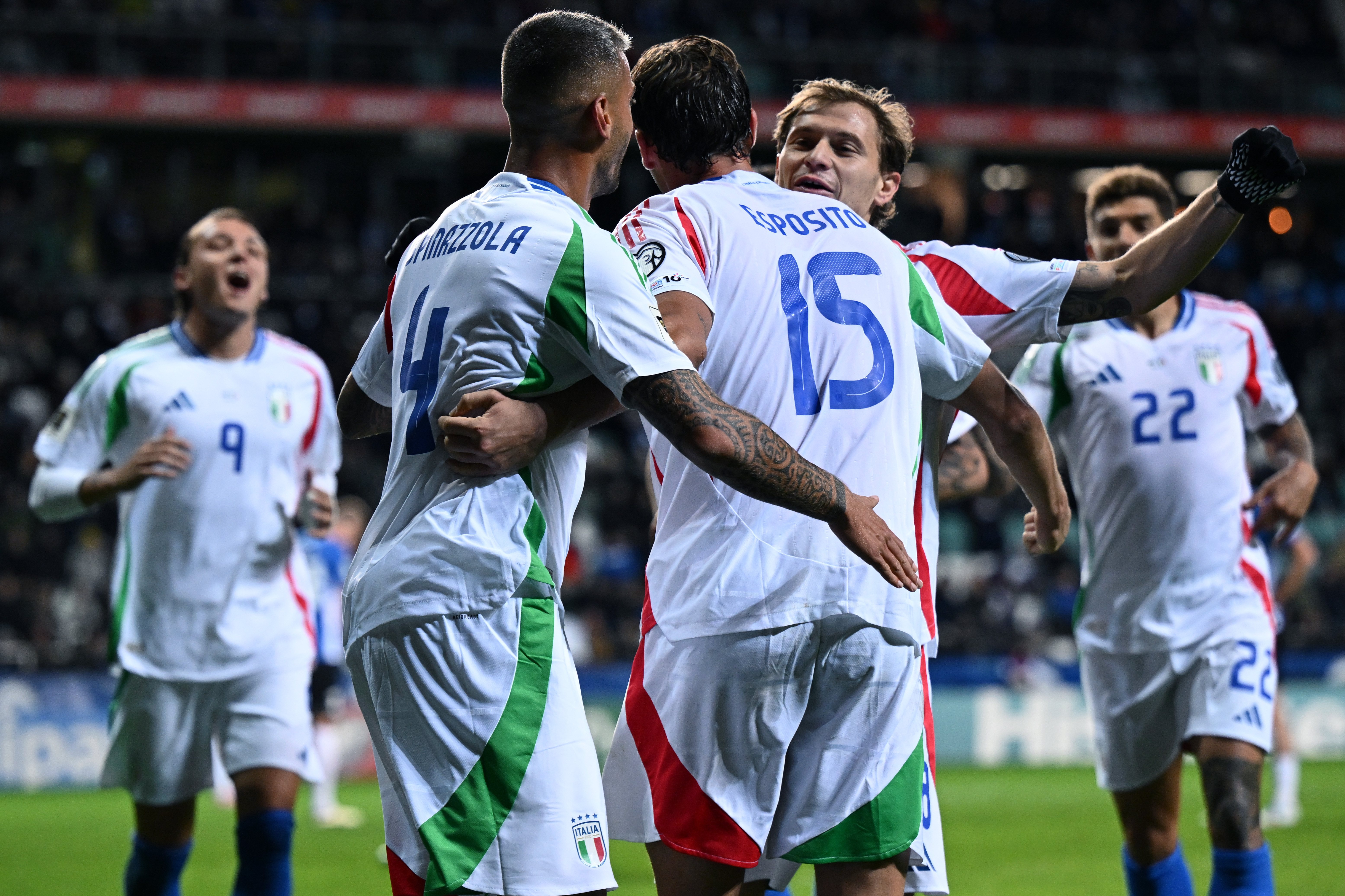 Italy need just one point to book their spot in their qualifying play-offs