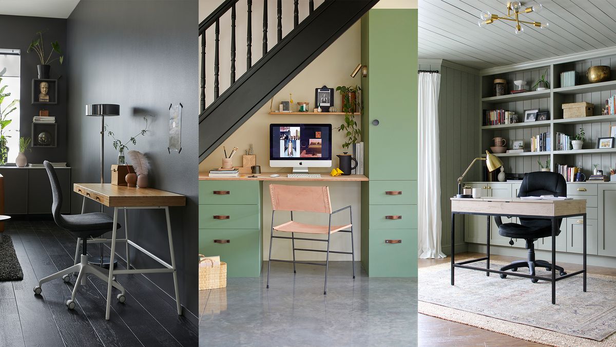 Standing Desk for Working from Home in a Small Space - The Inspired Room