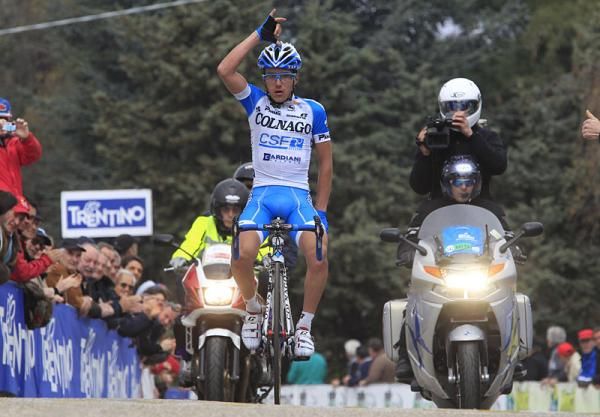 Domenico Pozzovivo (Colnago - CSF) wins the stage