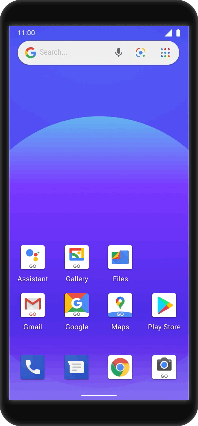 Android 11 (Go edition) Gesture Nav