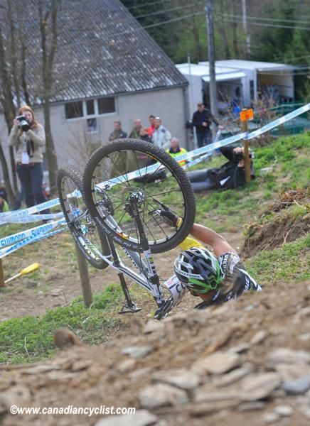Manuel Fumic (Cannondale Factory Racing) did not qualify after crashing on the descent