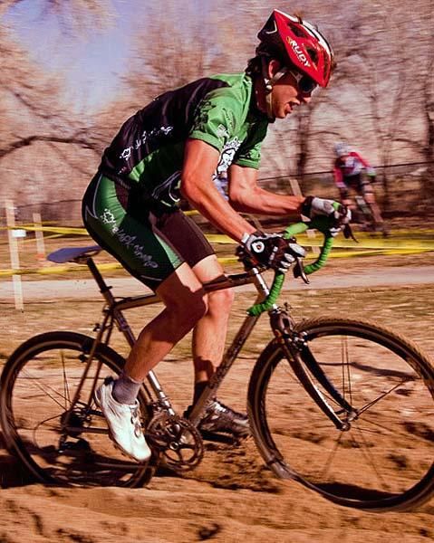 Skyler Trujillo powers through the sand.