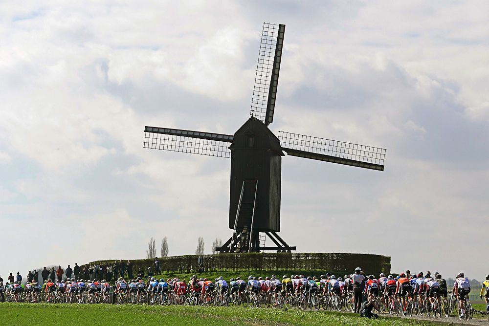 A windmill along the Nokere Koerse course