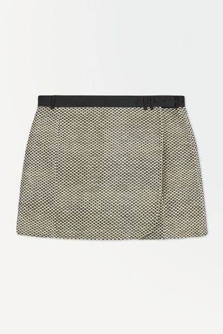 The Belted Raffia Mini Skirt