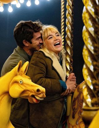 Andrew Garfield and Florence Pugh in We Live In Time