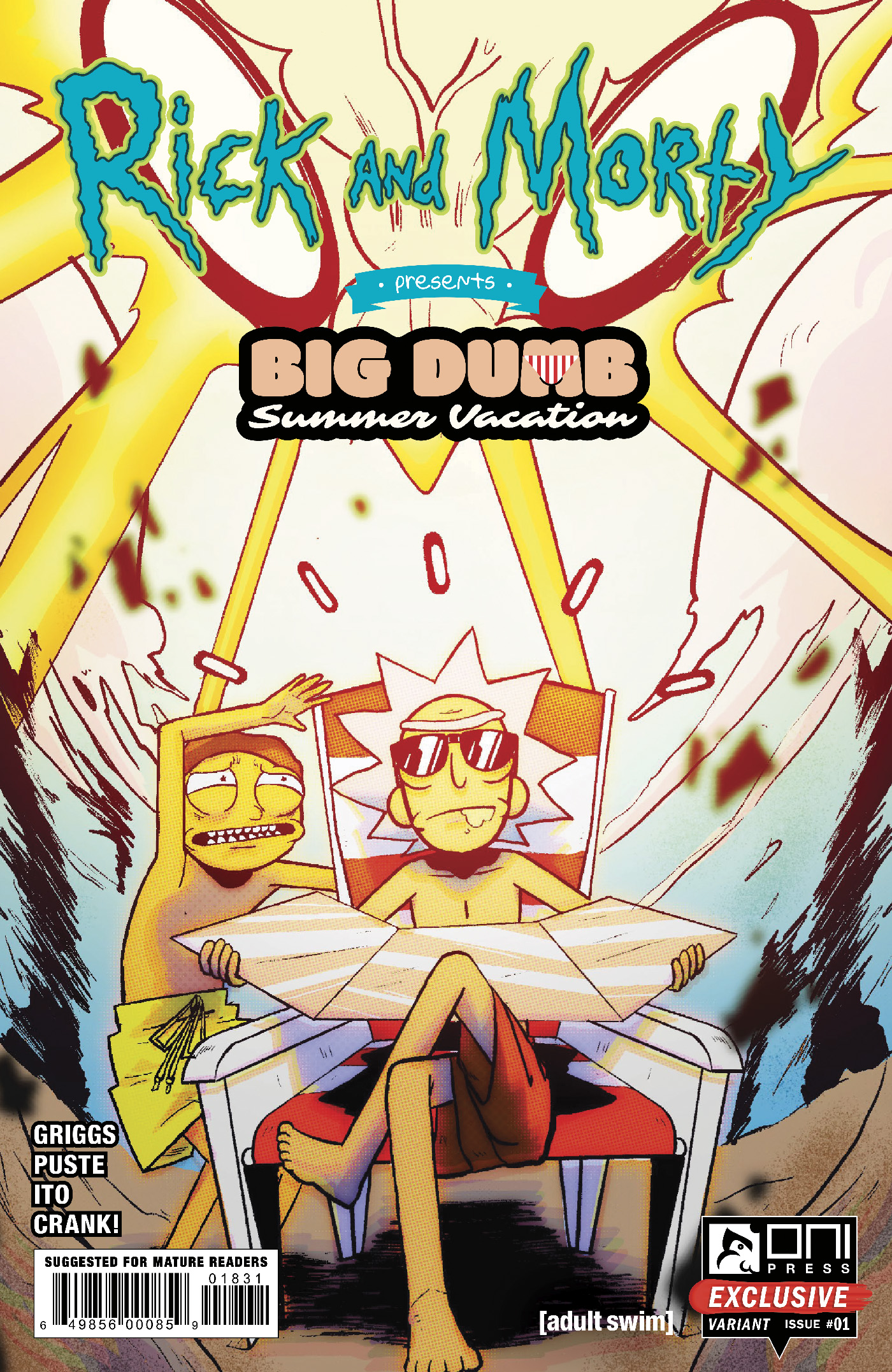 Rick and Morty Presents: Big, Dumb, Summer Vacation #1 variant cover