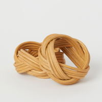 2-pack rattan napkin rings | £4.99 for a set of two at H&amp;M Home