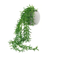 Flora Bunda 17.5-in White Indoor Desktop Succulent Artificial Plant Flora Bunda 17.5-in White Indoor Desktop Succulent Artificial Plant