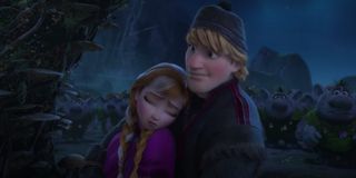 Anna and Kristoff in Frozen