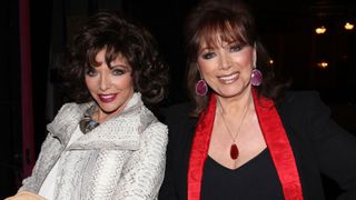 Dame Joan Collins and Jackie Collins