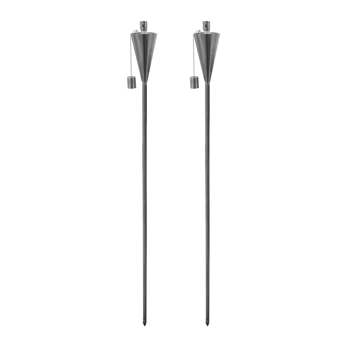 Metal Cone Garden Fire Torches
