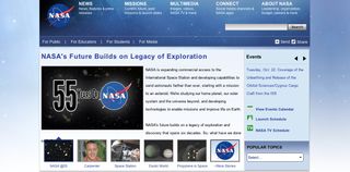 NASA.gov Website