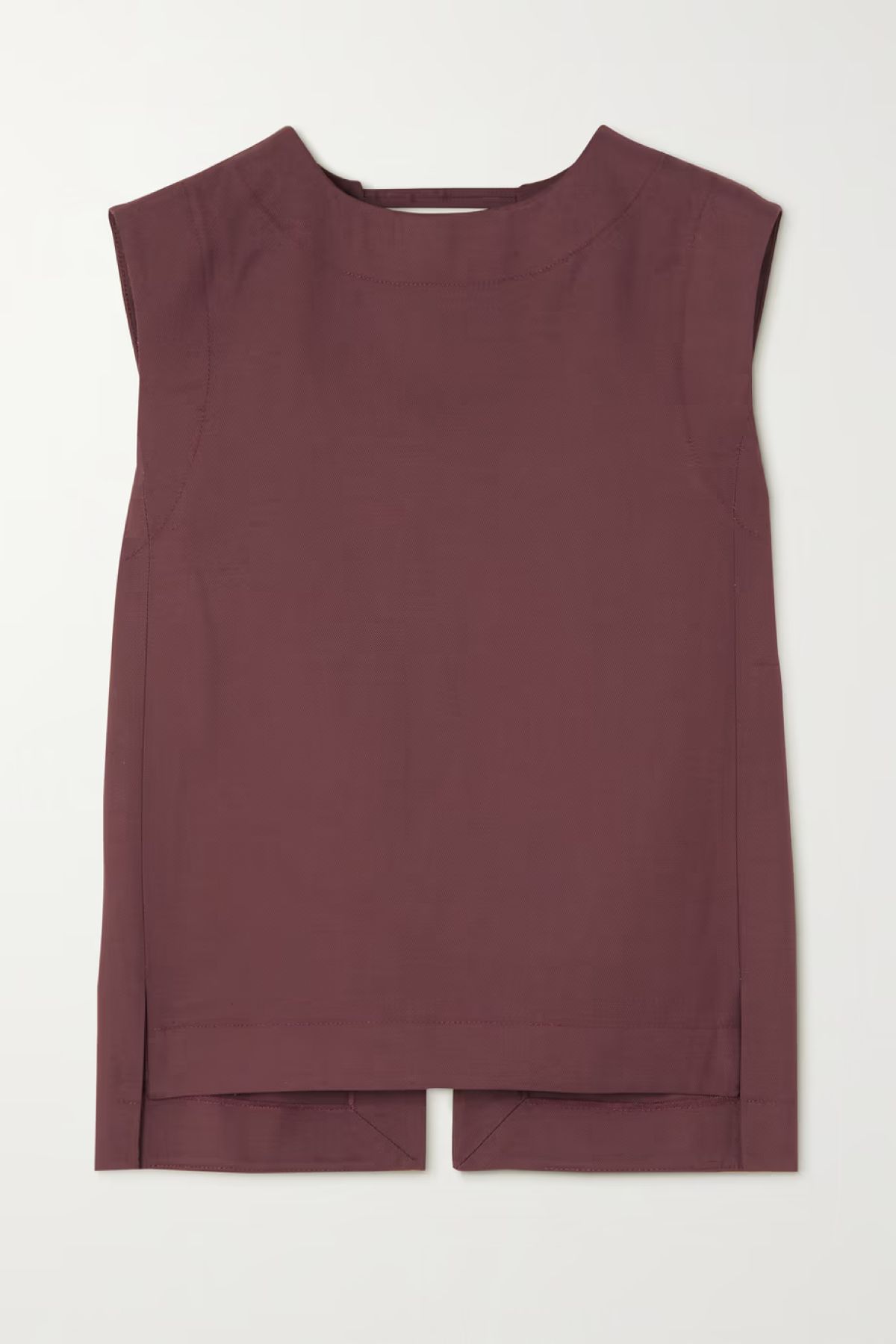 LOULOU STUDIO open-back twill tank