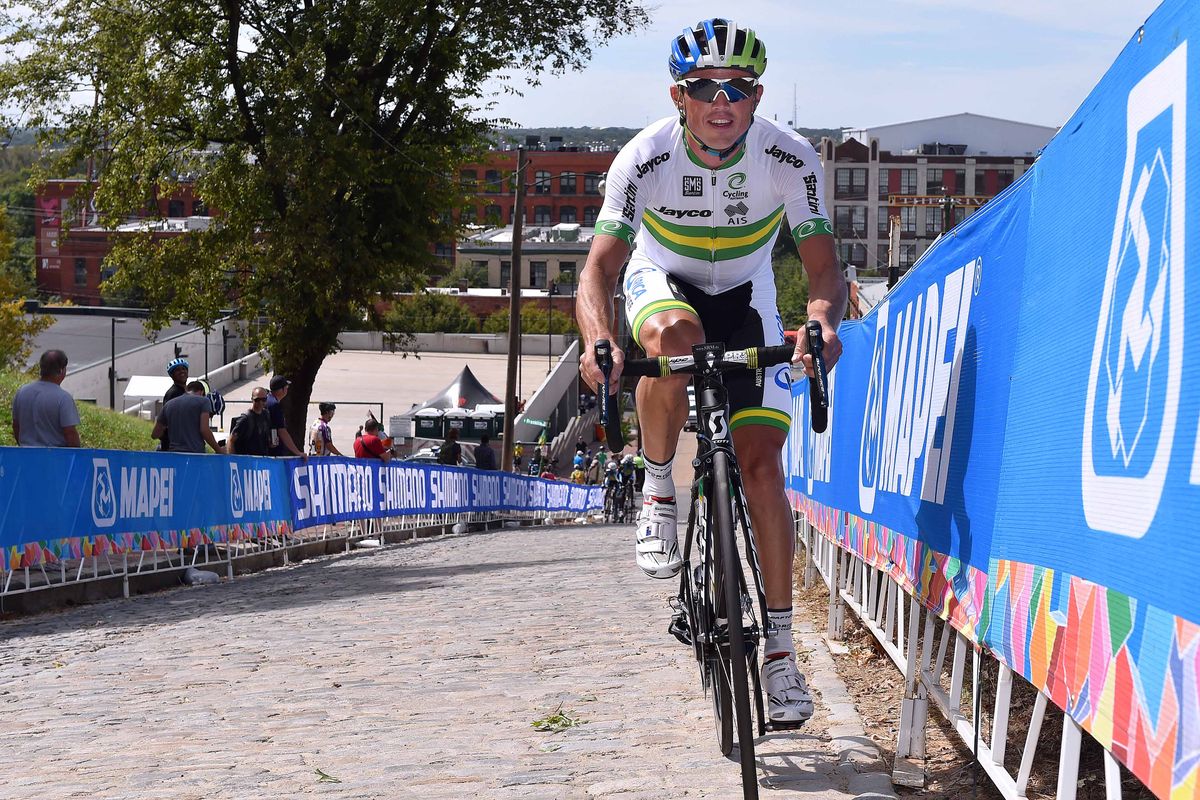 Simon Gerrans (Australia) smiles for the camera