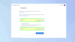 How to change your password in Gmail
