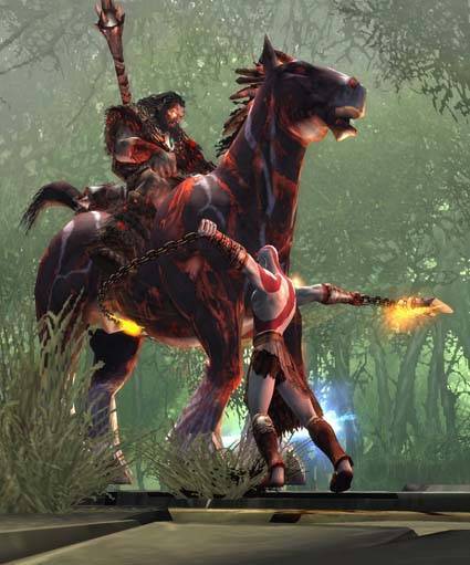 Another boss in God of War II is the giant Barbarian King. I'm not sure if he's considered a classical Greek mythology figure...