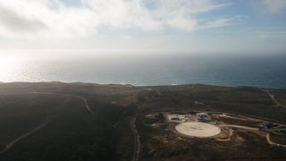 A look at Landing Zone 4, SpaceX's newest rocket landing site, at Vandenberg Air Force Base in California.