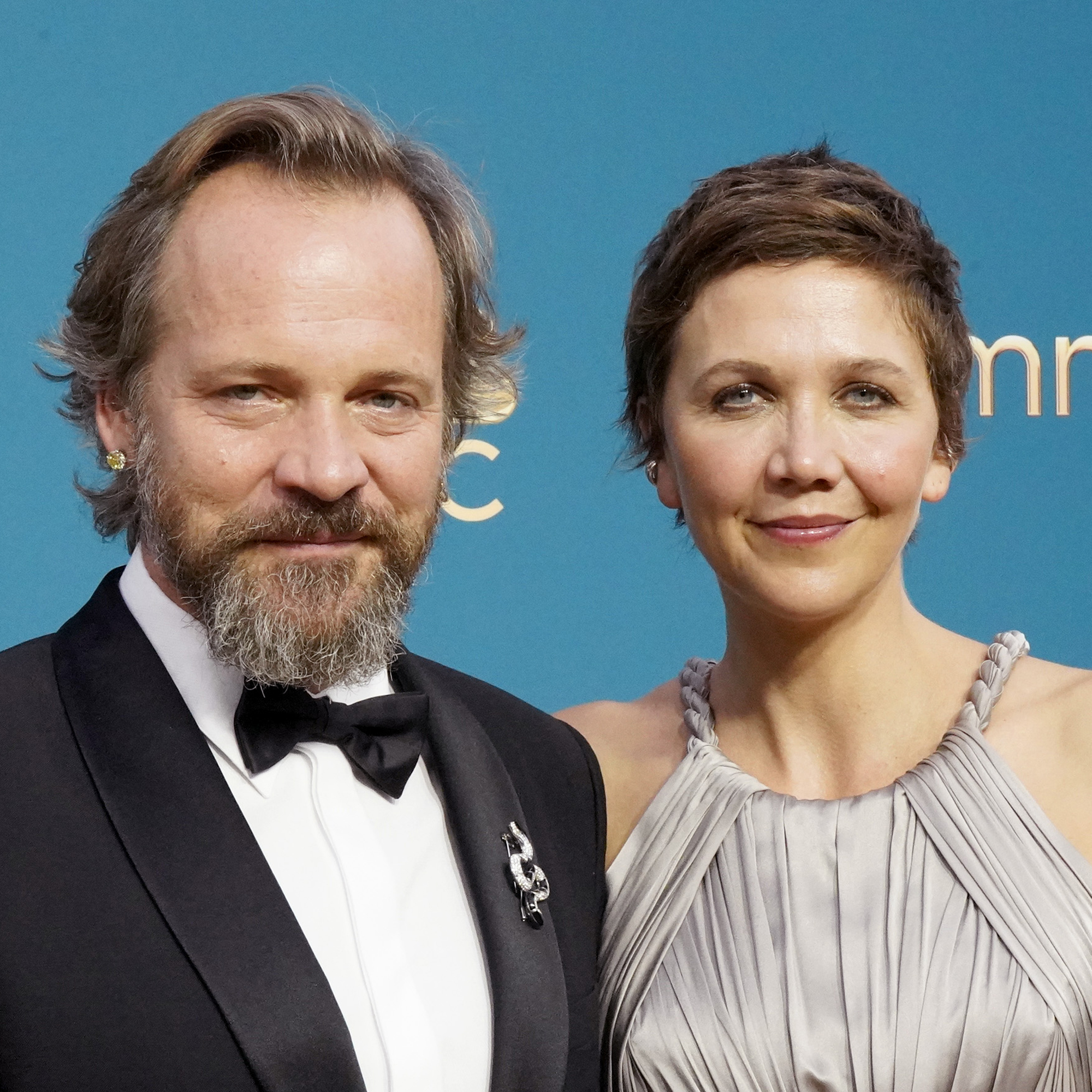 Peter Sarsgaard and Maggie Gyllenhaal arrive at the 74th Annual Primetime Emmy Awards