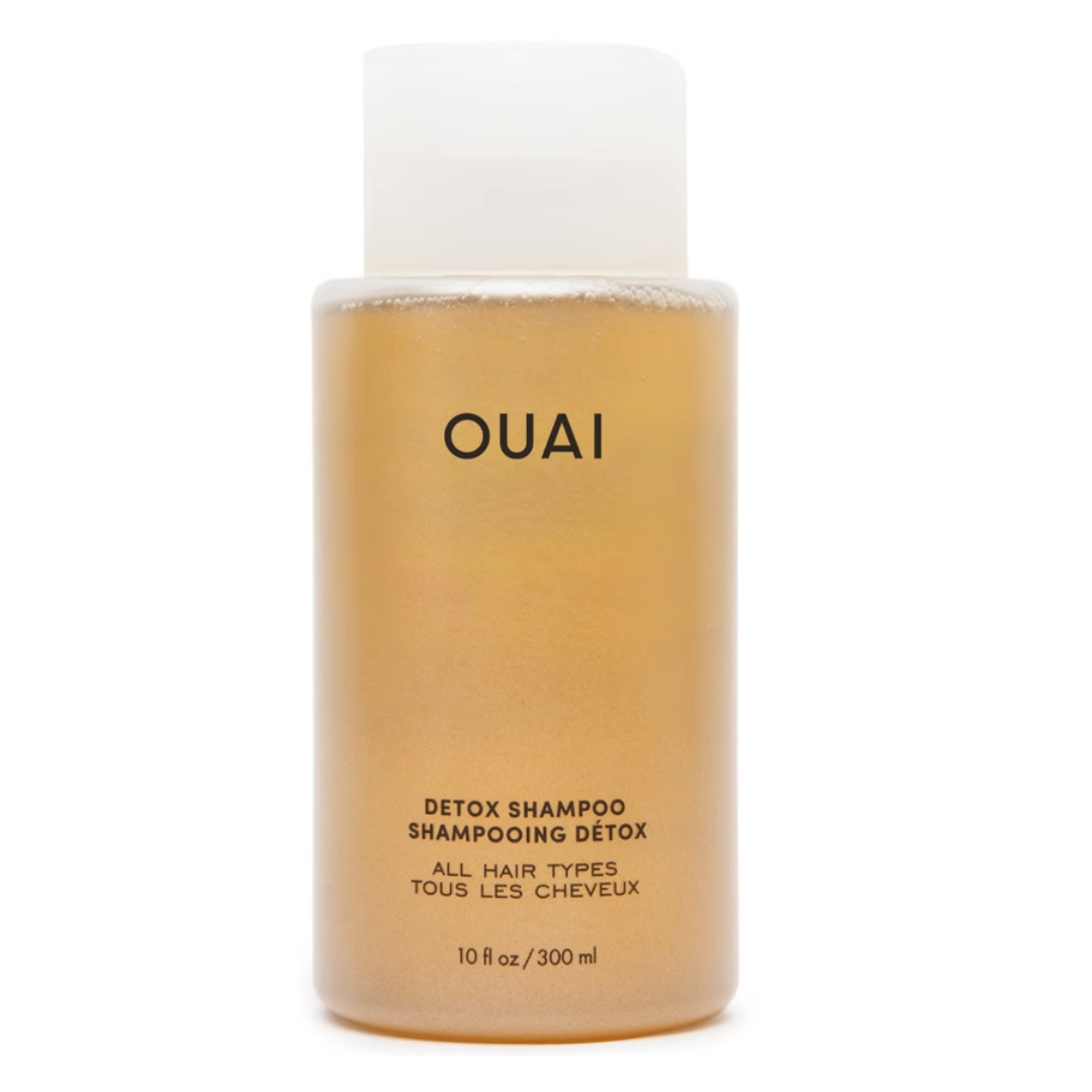 A product shot of the OUAI Detox Shampoo, on a white background