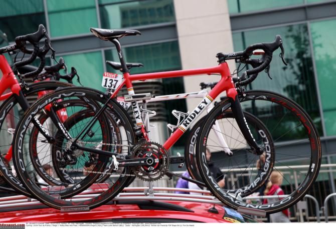 The retro painted Ridley's for Lotto-Belisol
