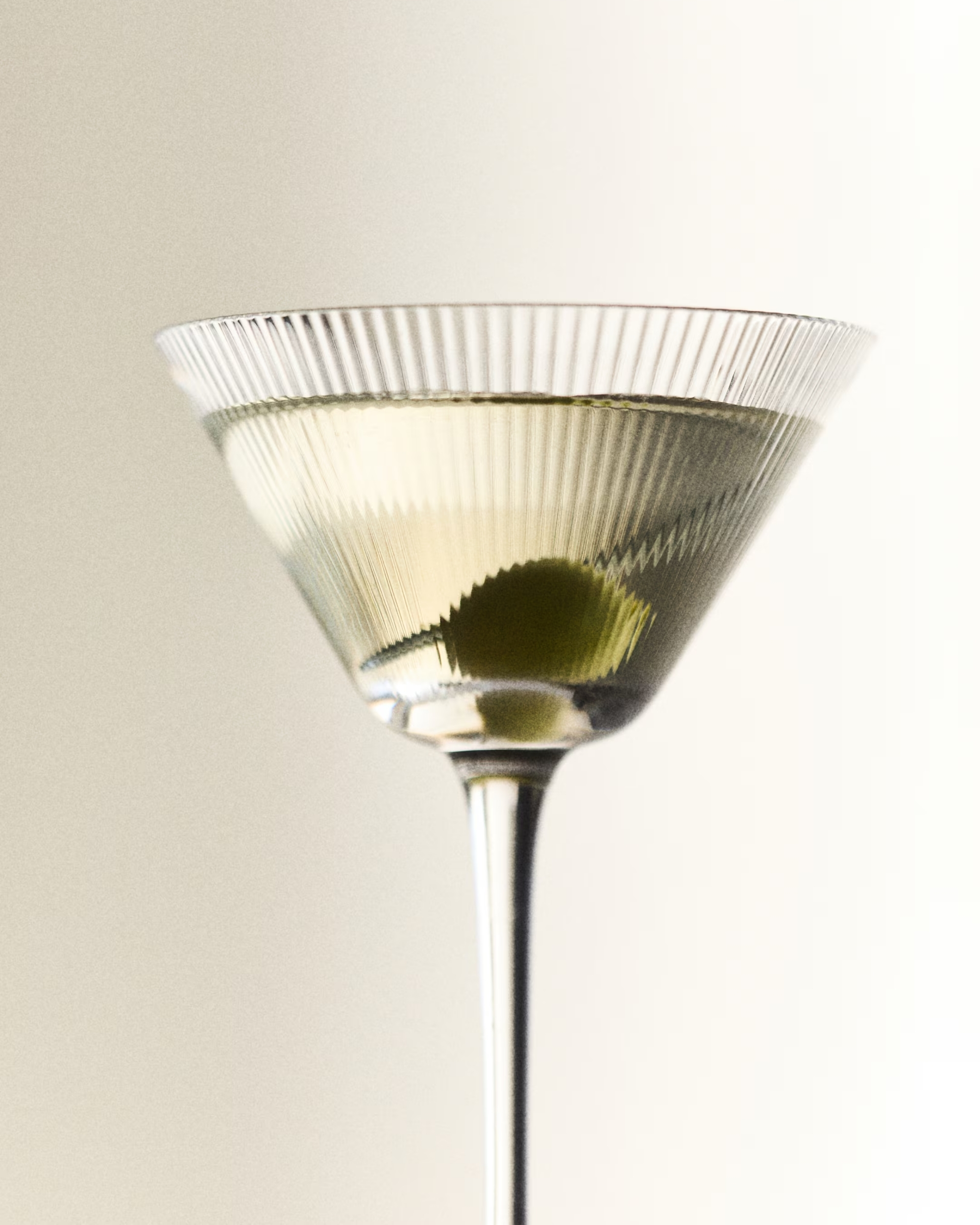 H&amp;amp;M Home, 4-Pack Fluted Cocktail Glasses - Clear Glass