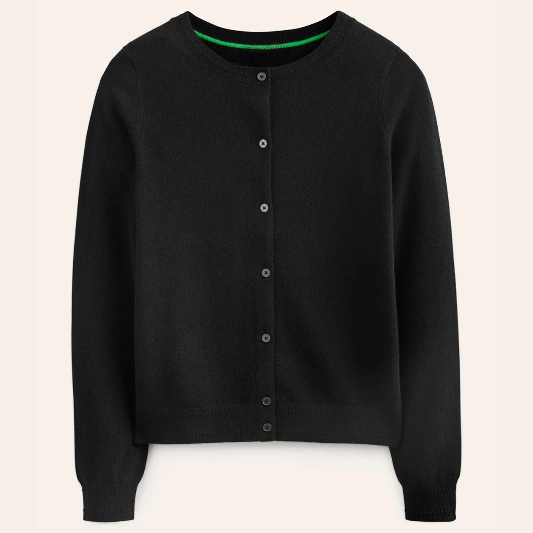 Boden Eva Cashmere Crew Cardigan