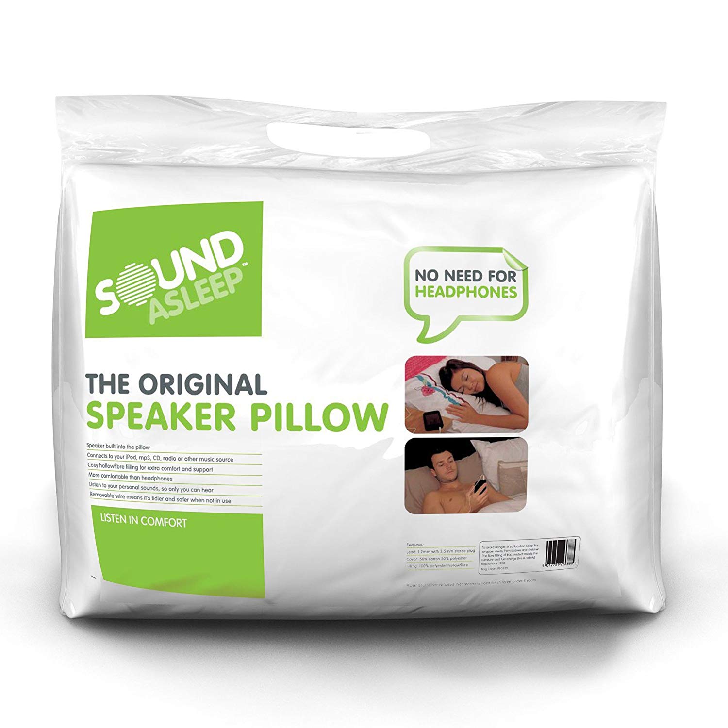 The speaker pillow how it can help you fall asleep, stay asleep... and