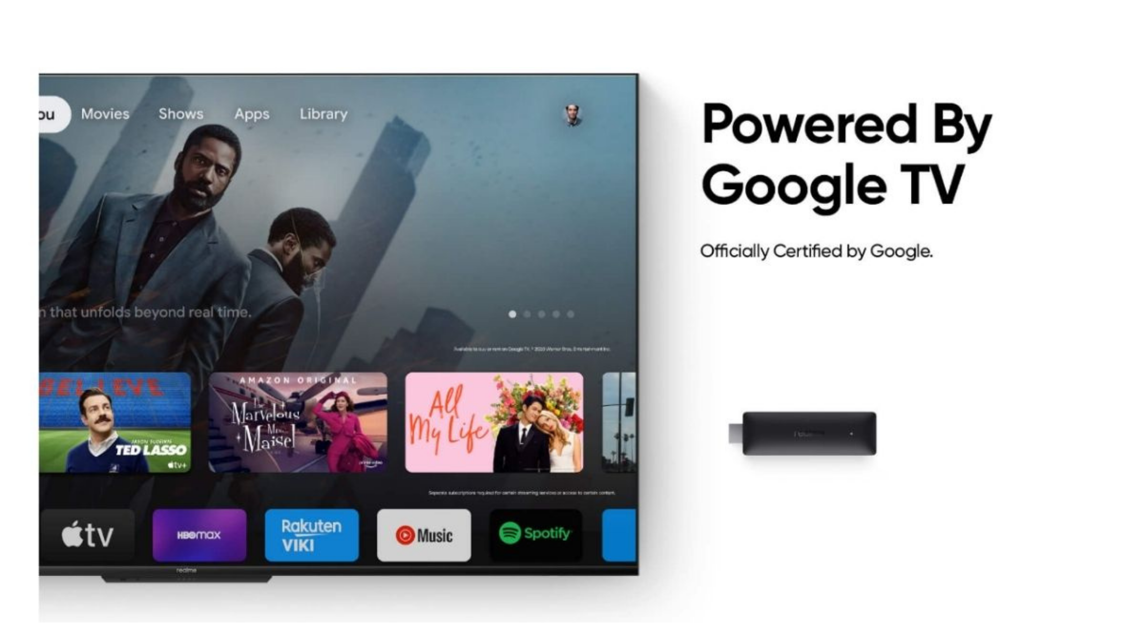 Realme 4K Smart Google TV Stick