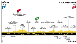 Tour de Francae 2021 stage 13 profile