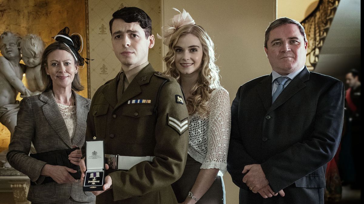Danny Boy cast: Pauline Turner, Anthony Boyle, Leah McNamara and Alex Ferns. (L-R)