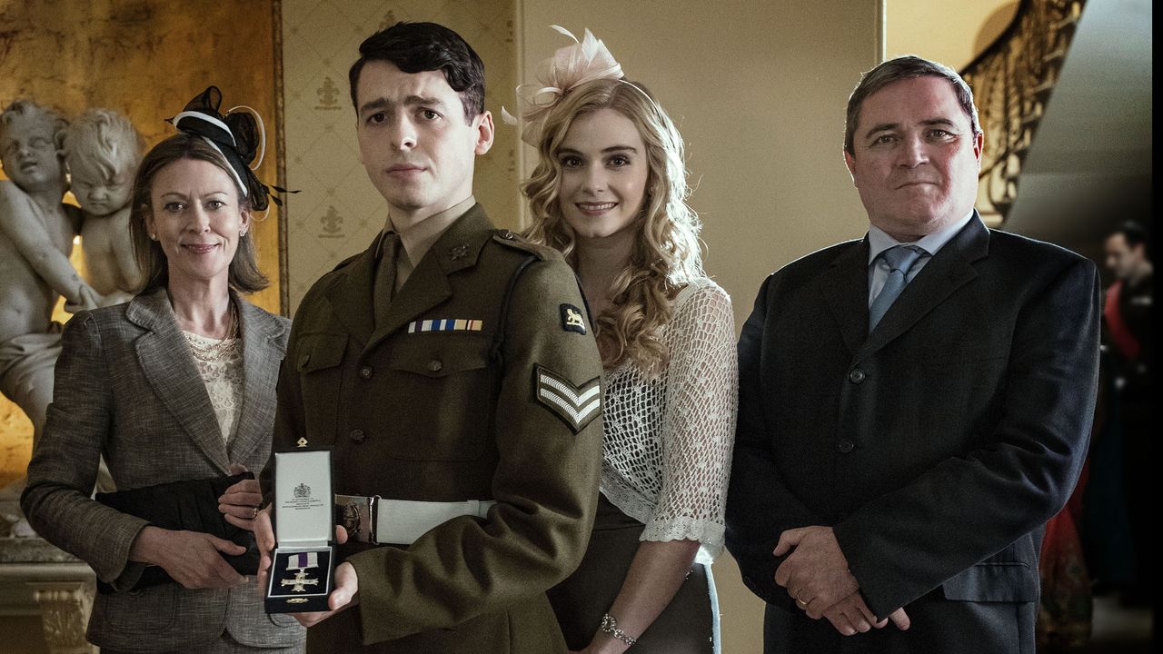 Danny Boy cast: Pauline Turner, Anthony Boyle, Leah McNamara and Alex Ferns. (L-R)