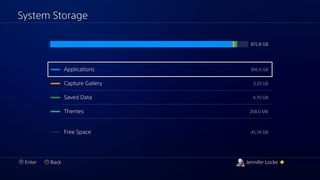 Ps4 System Storage Applications