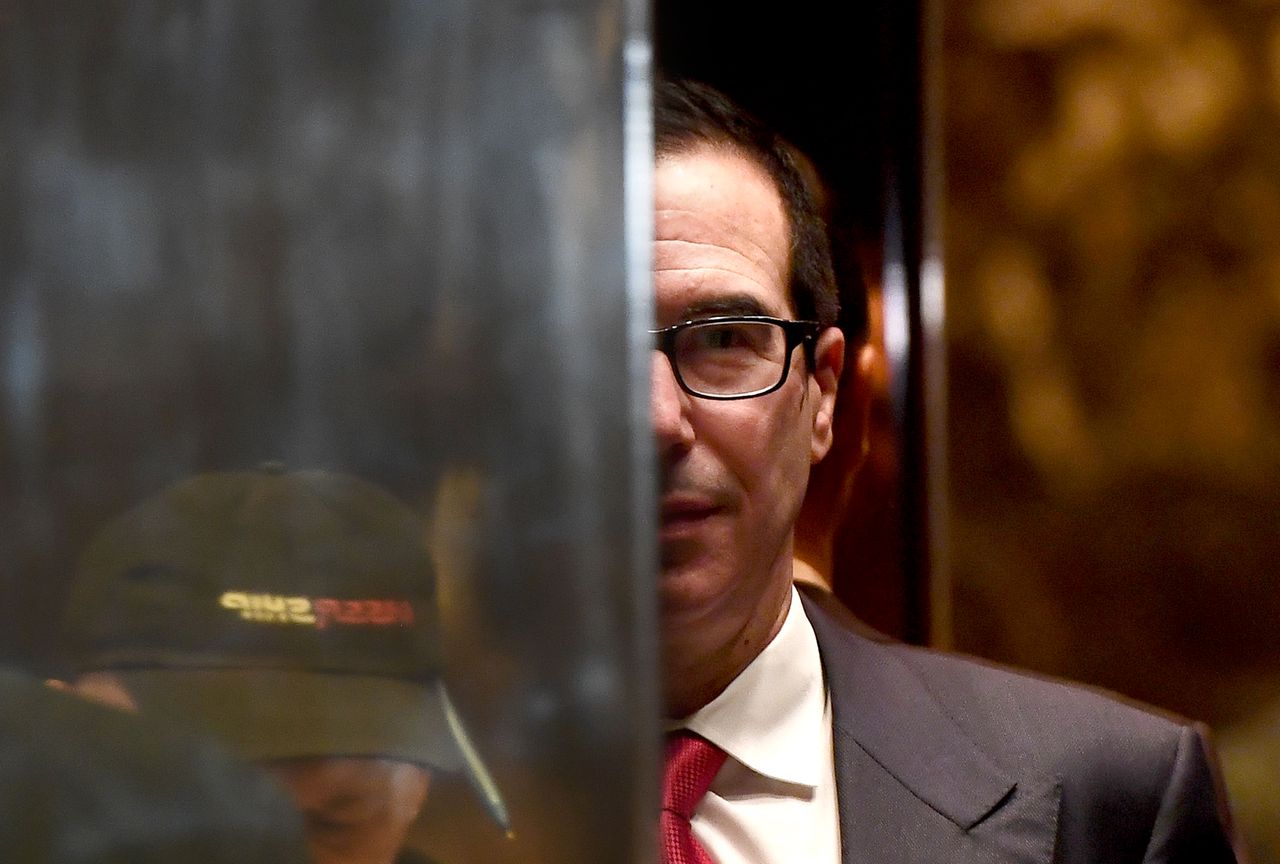 Steven Mnuchin will face tough questioning today.