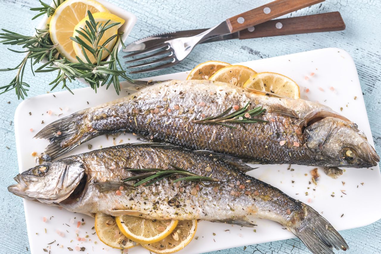 How to cook sea bass