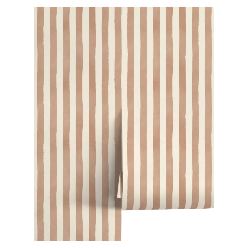 Lulu &amp;amp; Georgia, Painterly Stripe Wallpaper