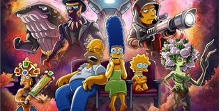 the simpsons avengers parody poster