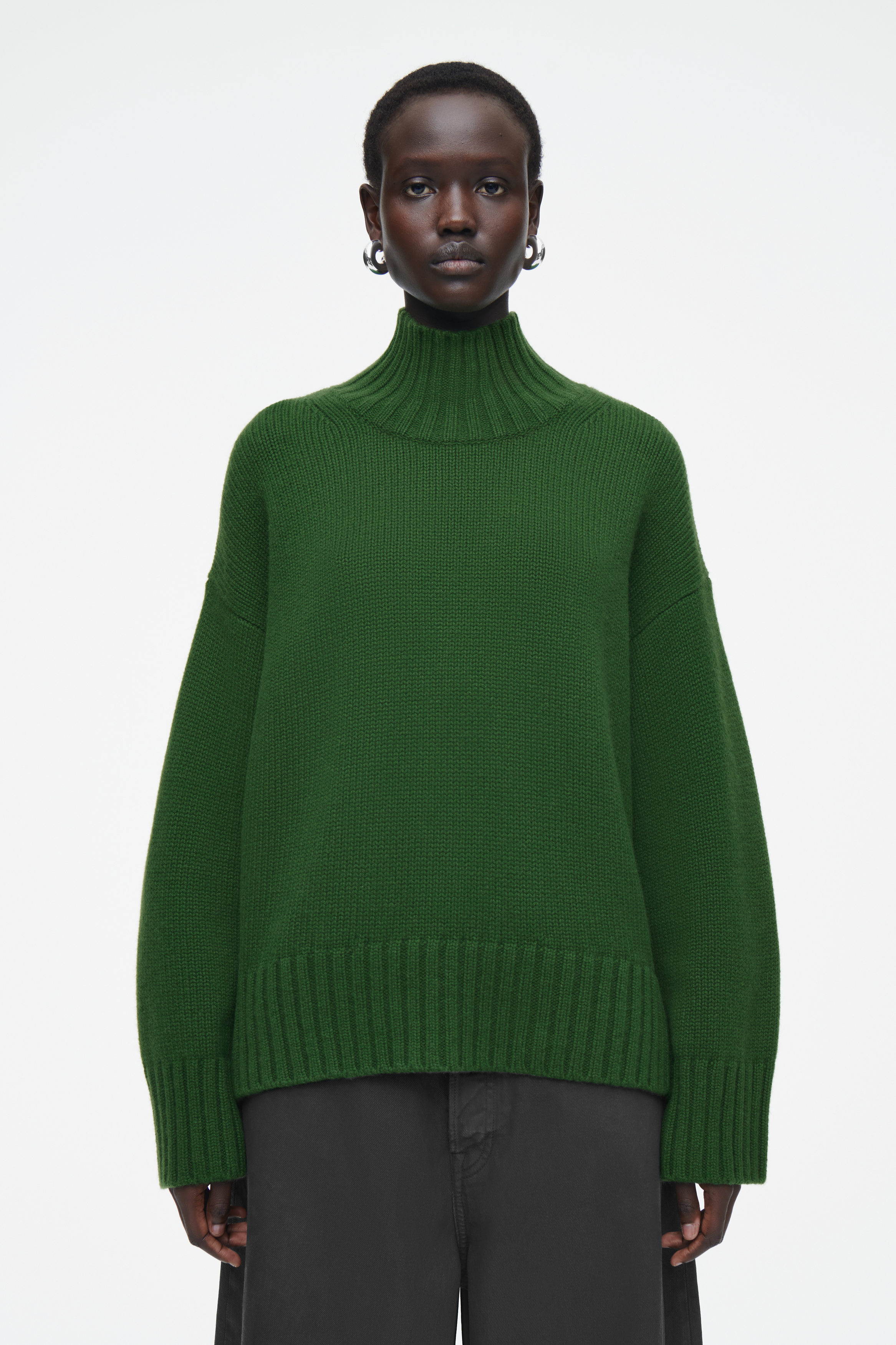 Chunky Cashmere Turtleneck Jumper