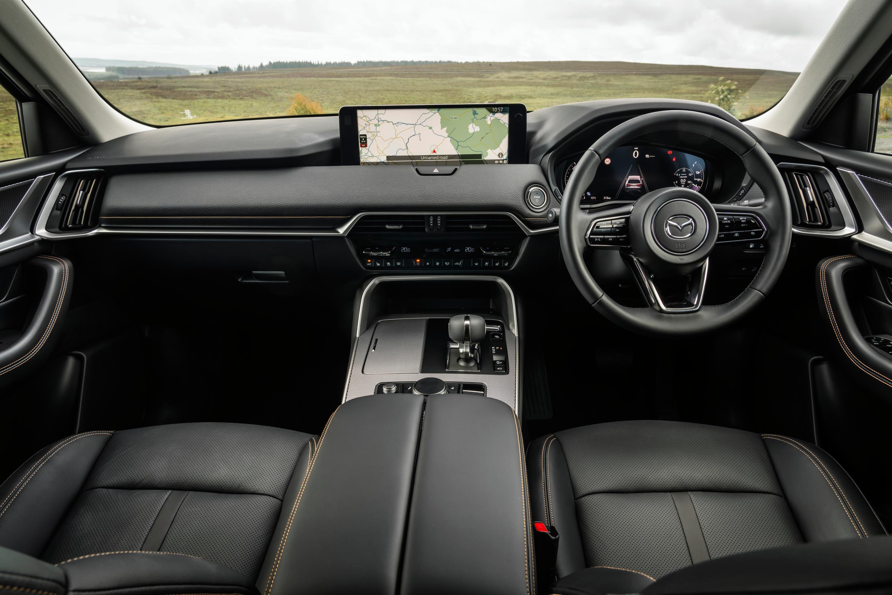Mazda CX-60 front interior and dashboard