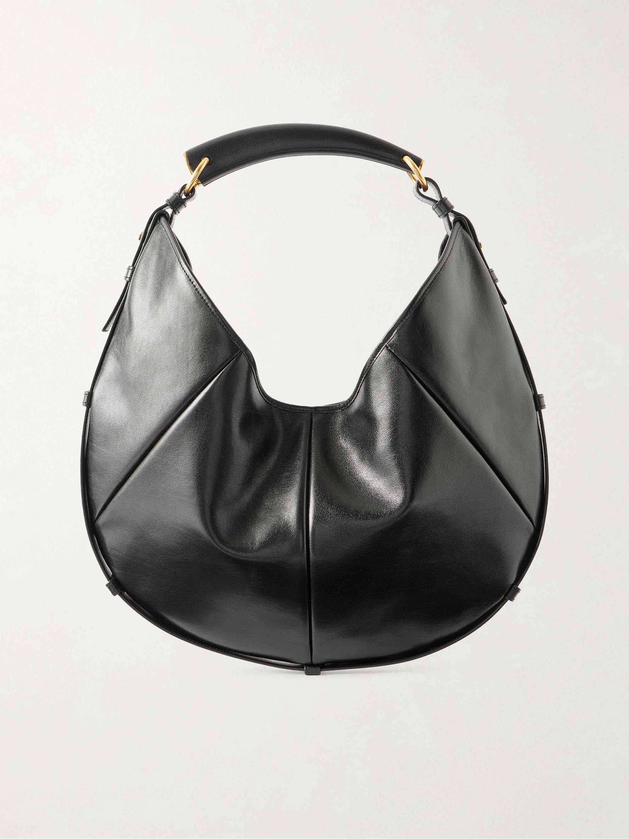 Mombasa Paneled Leather Shoulder Bag