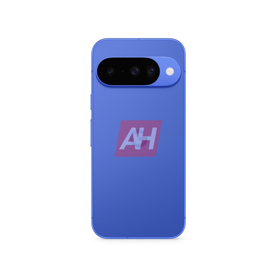 Pixel 10 render in blue (Indigo)