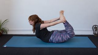 yoga energy sequence: bow pose