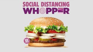 Social distancing Whopper