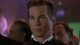 Val Kilmer wearing a tuxedo in Batman Forever