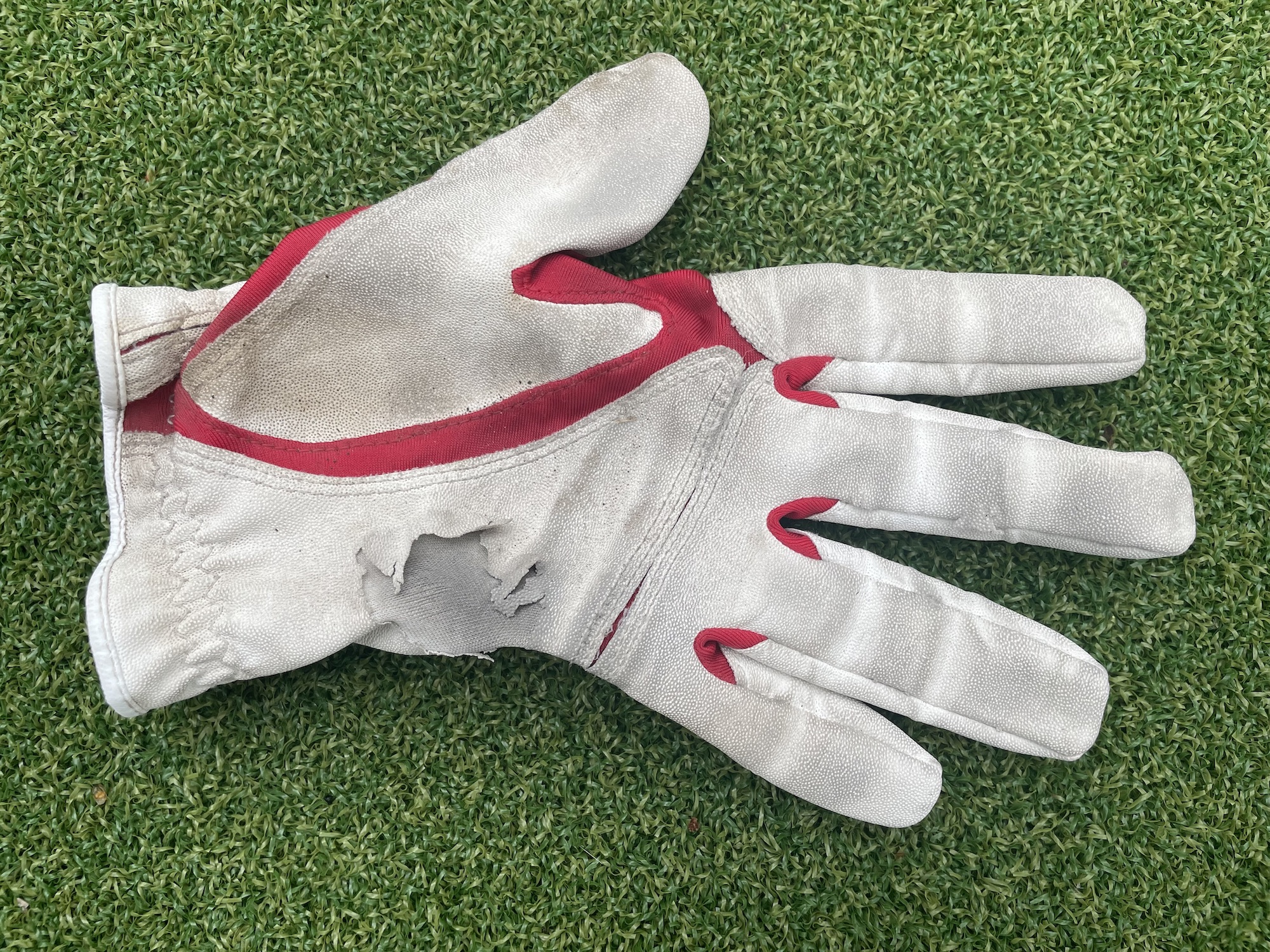 Old golf glove