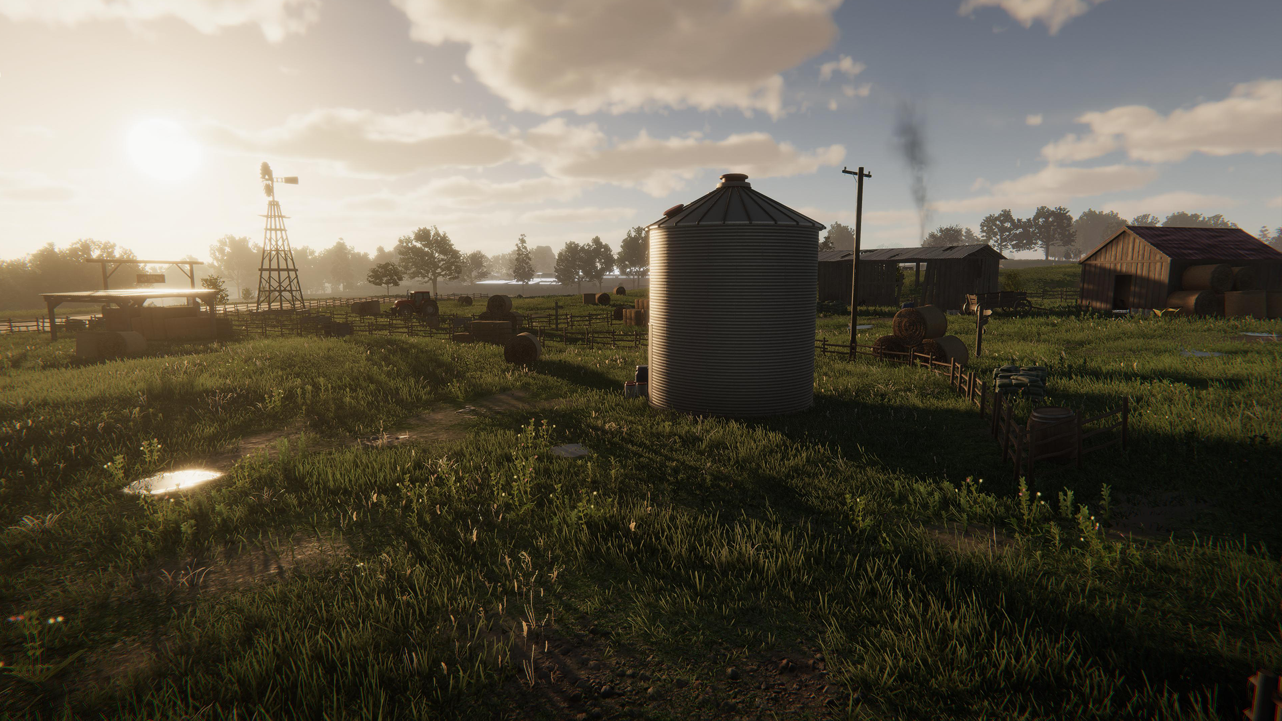 A lush green farm in CrisisX